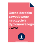 ocena-dorobku-zawodowego-nauczyciela-dyplomowanego-wzor