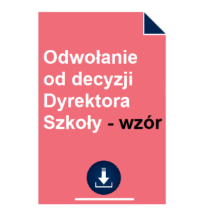 odwolanie-od-decyzji-dyrektora-szkoly-wzor