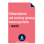 odwolanie-od-oceny-pracy-nauczyciela-wzor