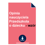 opinia-nauczyciela-przedszkola-o-dziecku-wzor