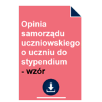 opinia-samorzadu-uczniowskiego-o-uczniu-do-stypendium-wzor