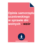 opinia-samorzadu-uczniowskiego-w-sprawie-dni-wolnych-wzor