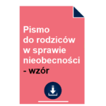 pismo-do-rodzicow-w-sprawie-nieobecnosci-wzor