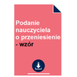 podanie-nauczyciela-o-przeniesienie-wzor