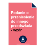 podanie-o-przeniesienie-do-innego-przedszkola-wzor