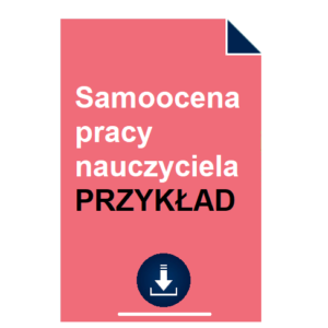 samoocena-pracy-nauczyciela-przyklad