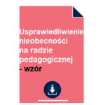 usprawiedliwienie-nieobecnosci-na-radzie-pedagogicznej-wzor