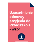 uzasadnienie-odmowy-przyjecia-do-przedszkola-wzor