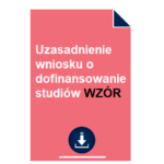 uzasadnienie-wniosku-o-dofinansowanie-studiow-wzor