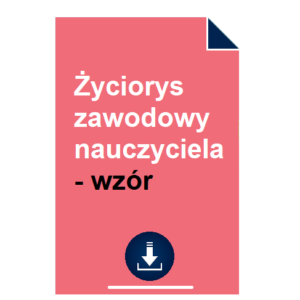 zyciorys-zawodowy-nauczyciela-wzor