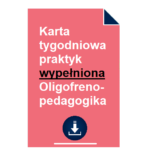 karta-tygodniowa-praktyk-wypelniona-oligofrenopedagogika-przyklad