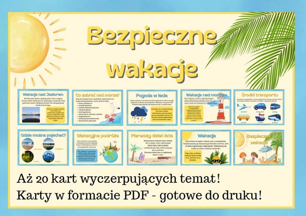 bezpieczne-wakacje-gazetka-szkolna-20-kart-2026