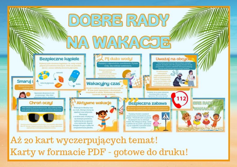 Wakacje Gazetka Szkolna 20 Kart 2026 wakacje-gazetka-szkolna-20-kart-2026