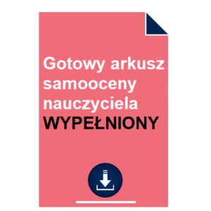 gotowy-arkusz-samooceny-nauczyciela-wypelniony