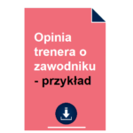 opinia-trenera-o-zawodniku-przyklady