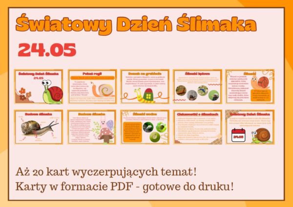 swiatowy-dzien-slimaka-gazetka-szkolna-dekoracja