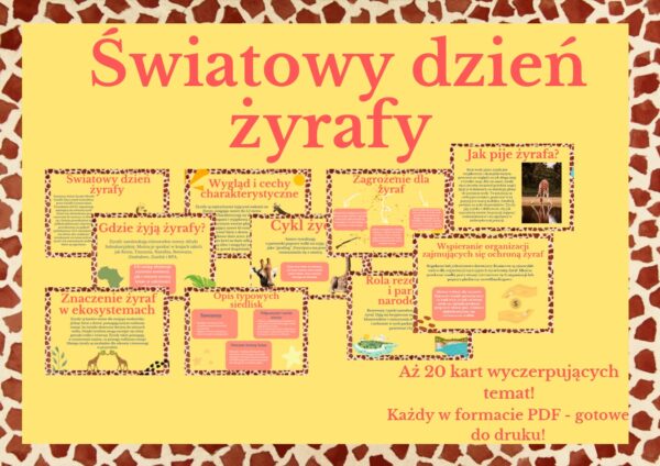 Dzień Żyrafy - gazetka szkolna