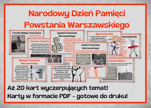 Narodowy Dzień Pamięci Powstania Warszawskiego - gazetka szkolna 2