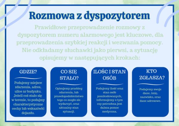 Dzień Pierwszej Pomocy – przykładowa strona gazetki szkolnej