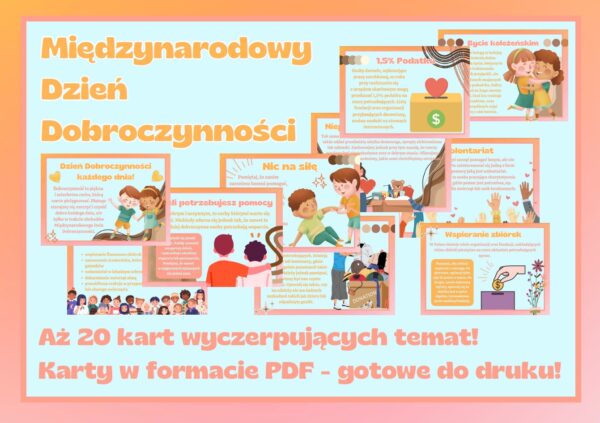 Międzynarodowy Dzień Dobroczynności - Gazetka szkolna - 2