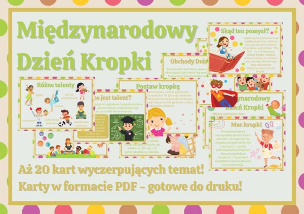 Międzynarodowy Dzień Kropki - gazetka szkolna 2