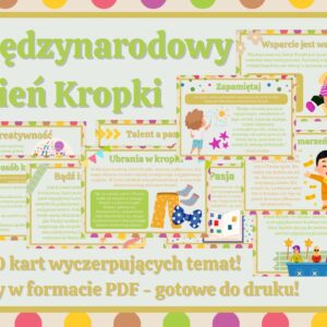 Międzynarodowy Dzień Kropki - gazetka szkolna