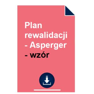 Plan rewalidacji - Asperger - wzór