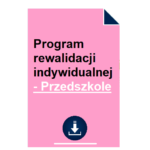 Program rewalidacji indywidualnej - Przedszkole