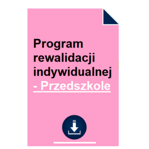 Program rewalidacji indywidualnej - Przedszkole