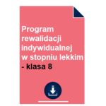 Program rewalidacji indywidualnej w stopniu lekkim - klasa 8