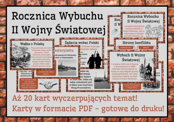 Rocznica Wybuchu II Wojny Światowej - gazetka szkolna