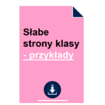 Słabe strony klasy - przykłady