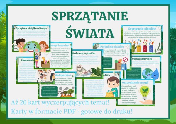 Sprzątanie świata - gazetka szkolna 2