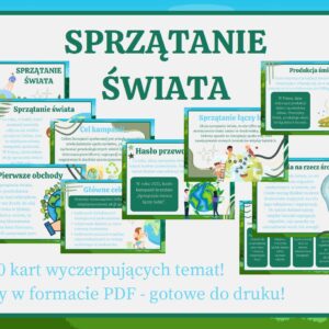 Sprzątanie świata - gazetka szkolna