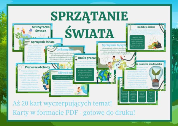 Sprzątanie świata - gazetka szkolna