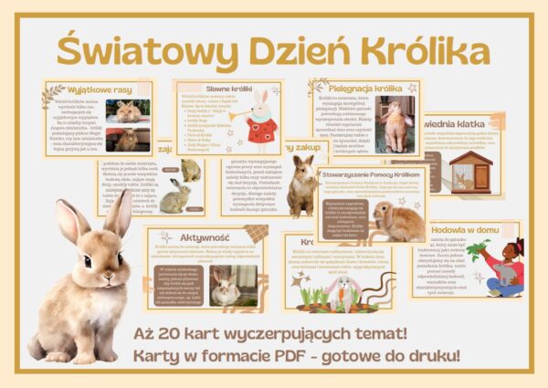 Światowy Dzień Królika - gazetka szkolna 2