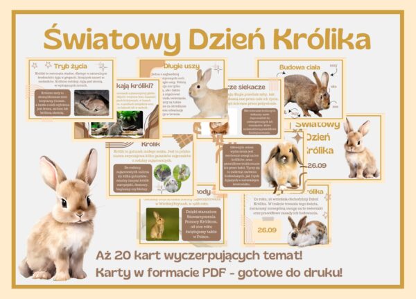 Światowy Dzień Królika - gazetka szkolna