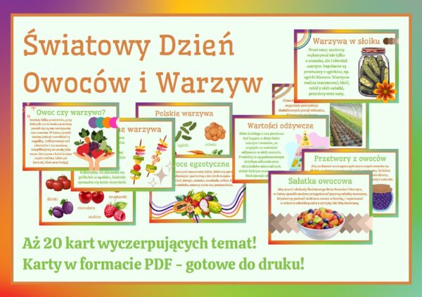 Światowy Dzień Owoców i Warzyw - Gazetka szkolna 2