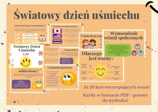 Światowy Dzień Uśmiechu - gazetka szkolna