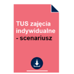 TUS zajęcia indywidualne - scenariusz