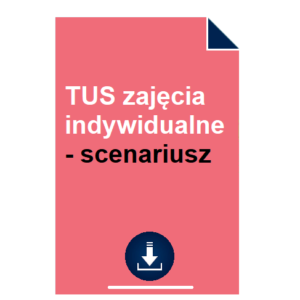 TUS zajęcia indywidualne - scenariusz