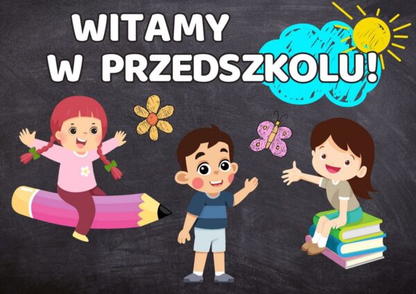 Witamy w przedszkolu - dekoracja na rozpoczęcie roku przedszkolnego