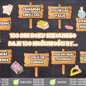 180 dni roku szkolnego daje 180 możliwości by…