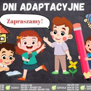 Dni adaptacyjne - dekoracja dla przedszkola - rozpoczęcie roku