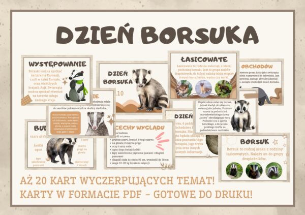 Dzień Borsuka - gazetka szkolna