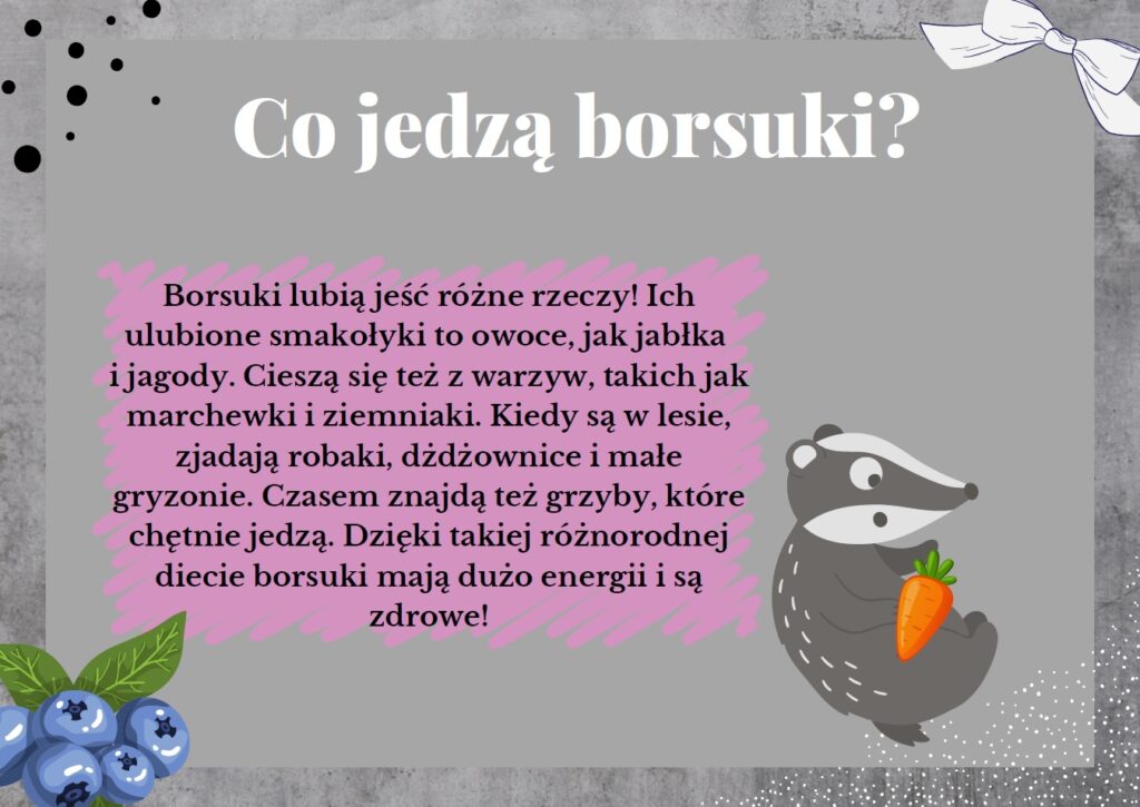 Dzień Borsuka - gazetka szkolna do druku - 3