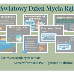 Dzień mycia rąk - gazetka szkolna