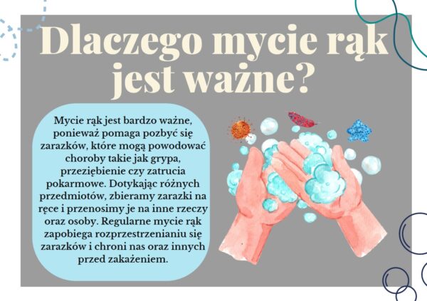 Gazetka szkolna na Dzień Mycia Rąk - 2