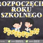 Rozpoczęcie roku szkolnego dzieci i kwiaty - dekoracja na rozpoczęcie roku szkolnego