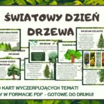 Światowy Dzień Drzewa - Gazetka szkolna do druku